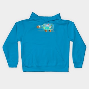 Cartoon Souvenir Bottle Kids Hoodie